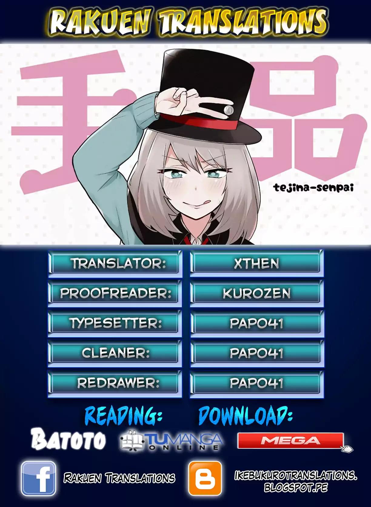 Tejina Senpai Chapter 4 page 1 - Chapter 4