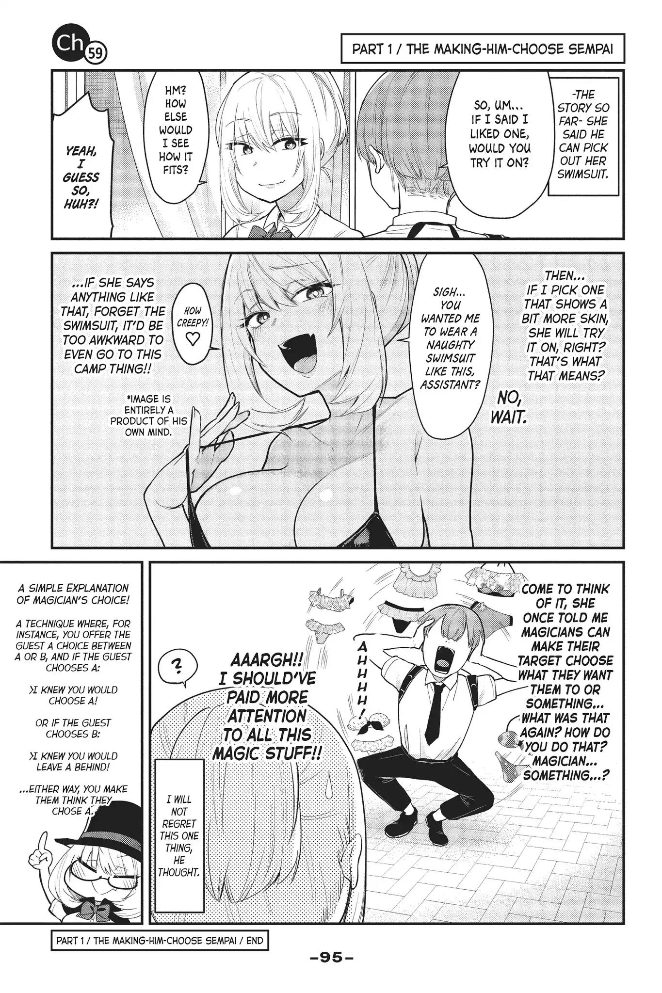 Tejina Senpai Chapter 59 page 1 - Chapter 59