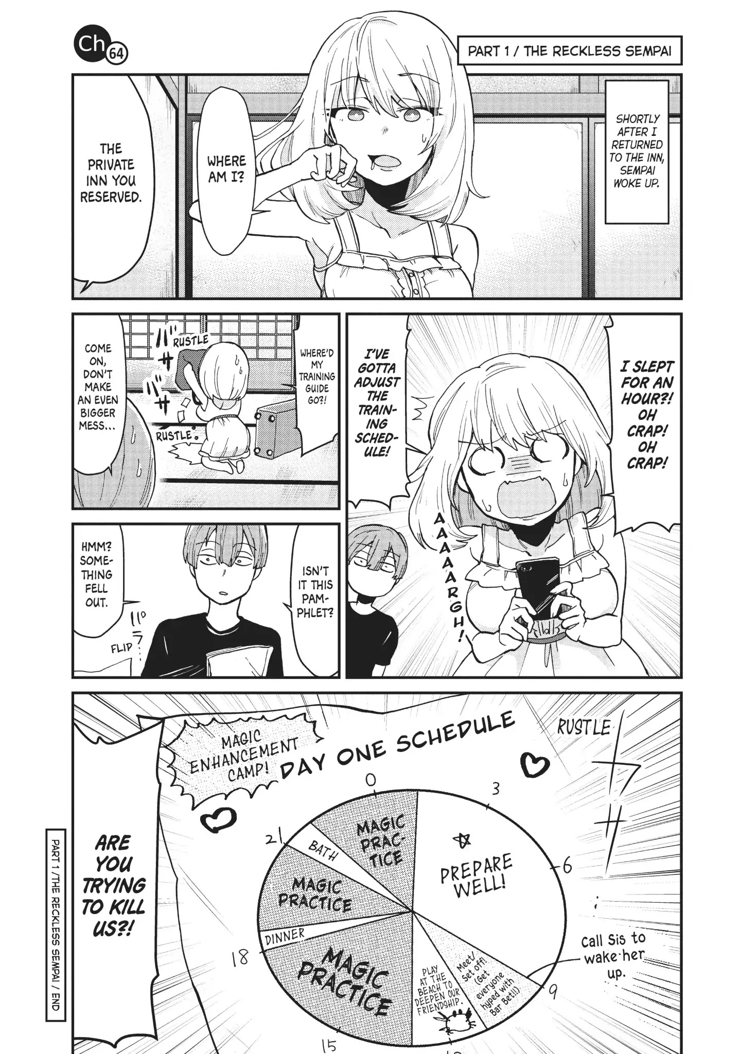 Tejina Senpai Chapter 64 page 1 - Chapter 64