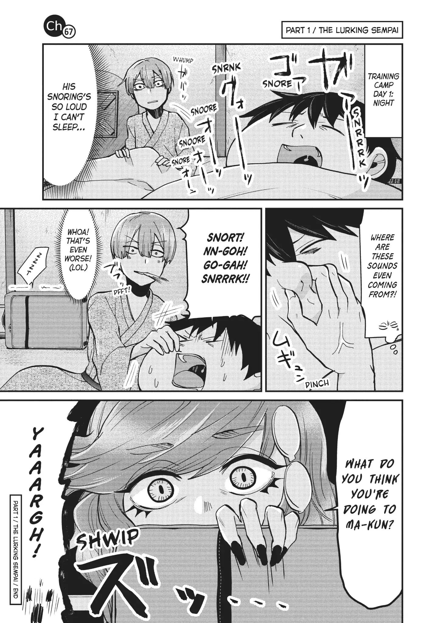 Tejina Senpai Chapter 67 page 1 - Chapter 67