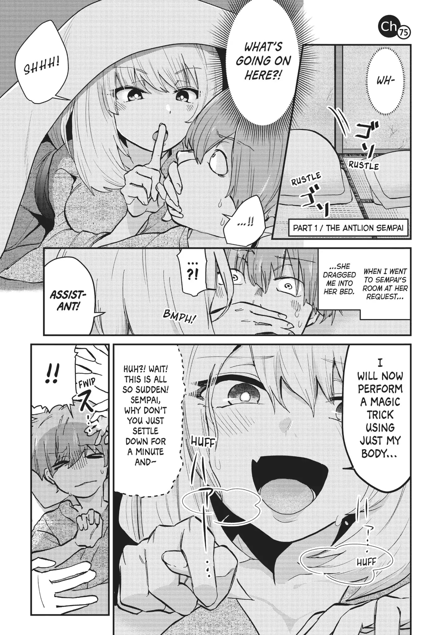 Tejina Senpai Chapter 75 page 1 - Chapter 75