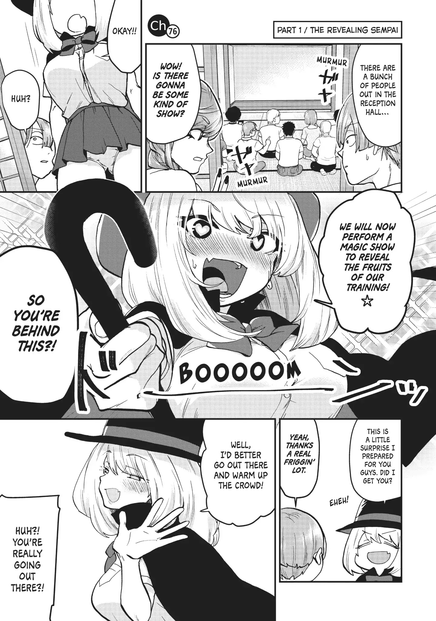 Tejina Senpai Chapter 76 page 1 - Chapter 76