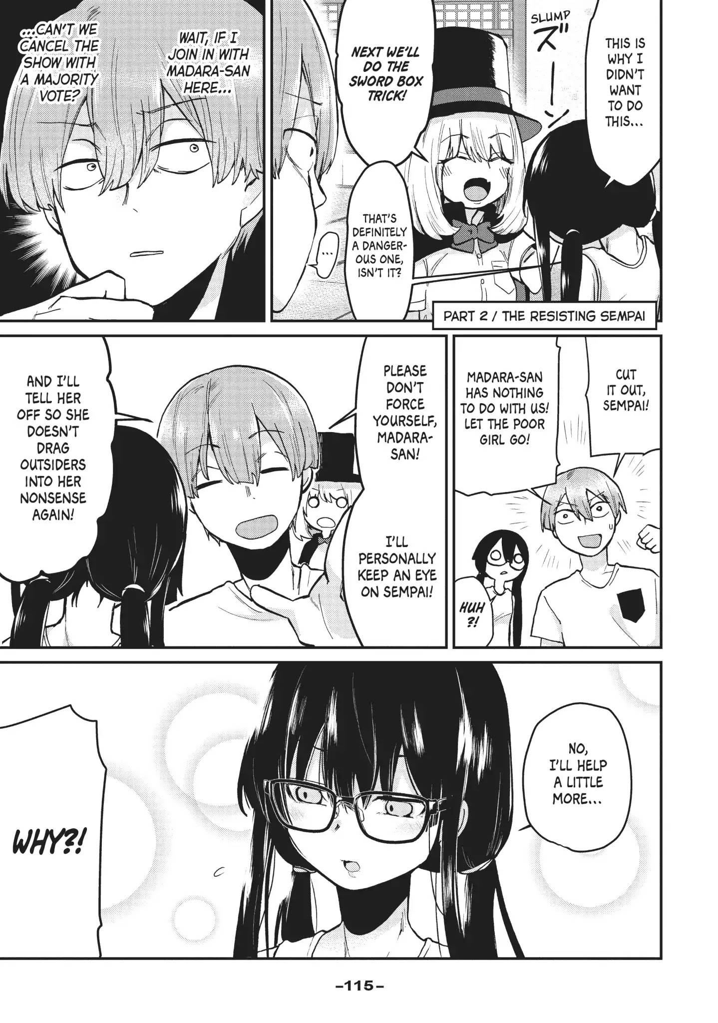 Tejina Senpai Chapter 77 page 3 - Chapter 77