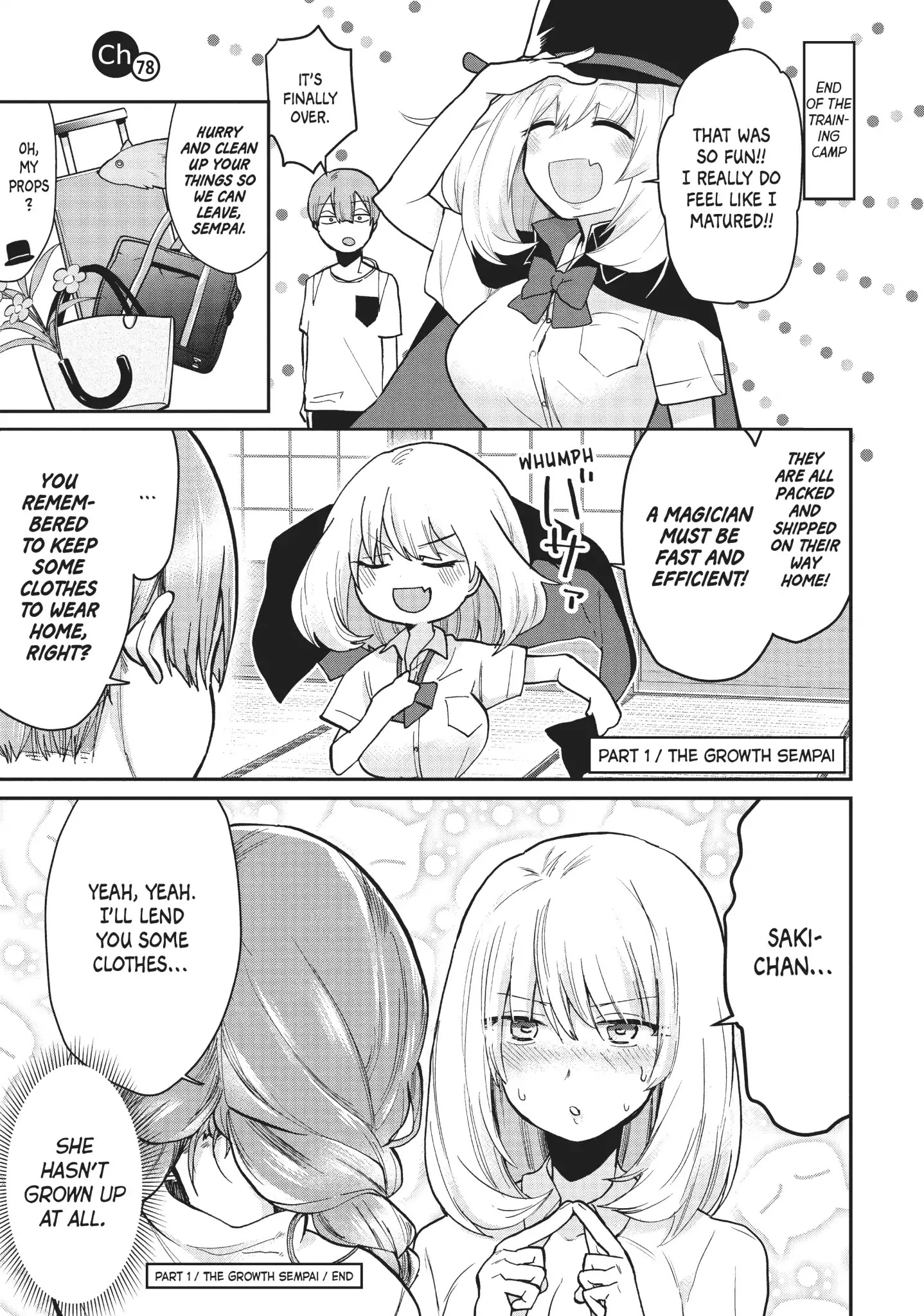 Tejina Senpai Chapter 78 page 1 - Chapter 78