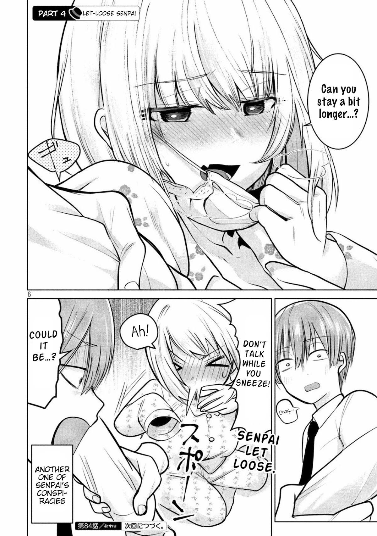 Tejina Senpai Chapter 84 page 6 - Chapter 84
