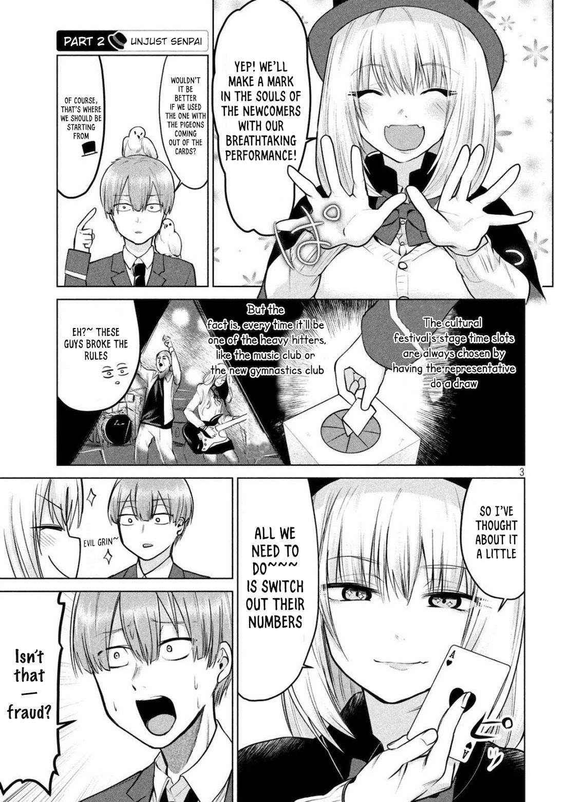 Tejina Senpai Chapter 86 page 3 - Chapter 86