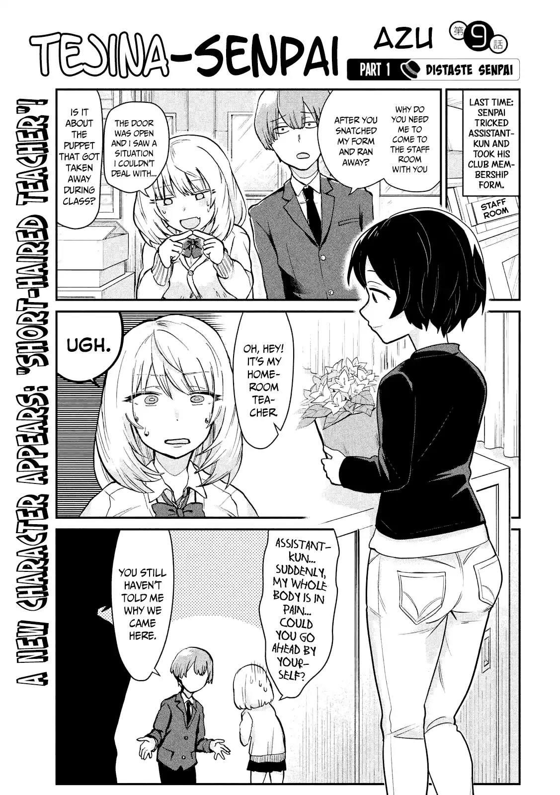 Tejina Senpai Chapter 9 page 2 - Chapter 9