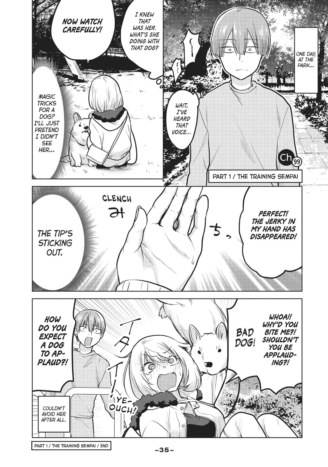 Tejina Senpai Chapter 99 page 1 - Chapter 99