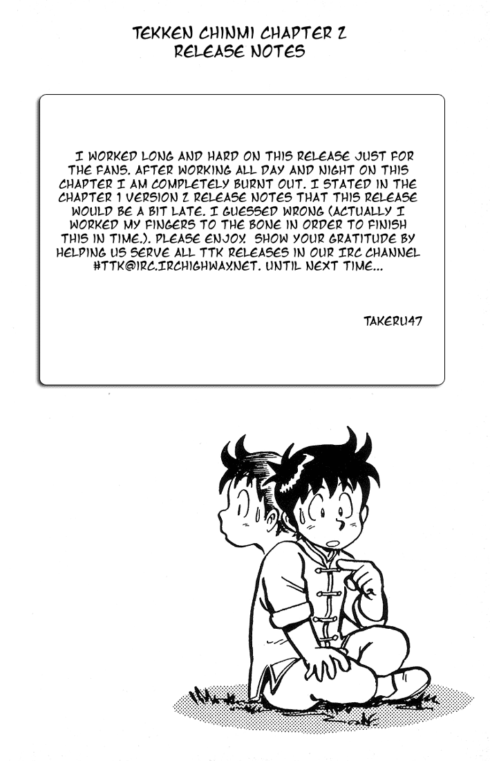 Tekken Chinmi Chapter 2 page 40 - Chapter 2: Be afraid!!... The murdering iron fist?