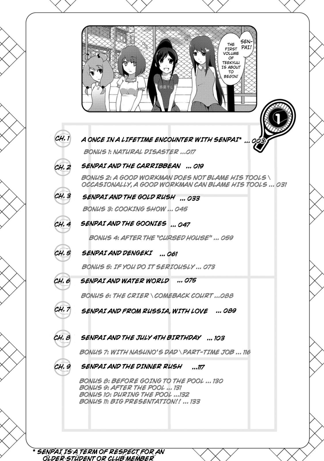 Tekyuu Chapter 1 page 3 - Chapter 1: A once in a lifetime encounter with senpai
