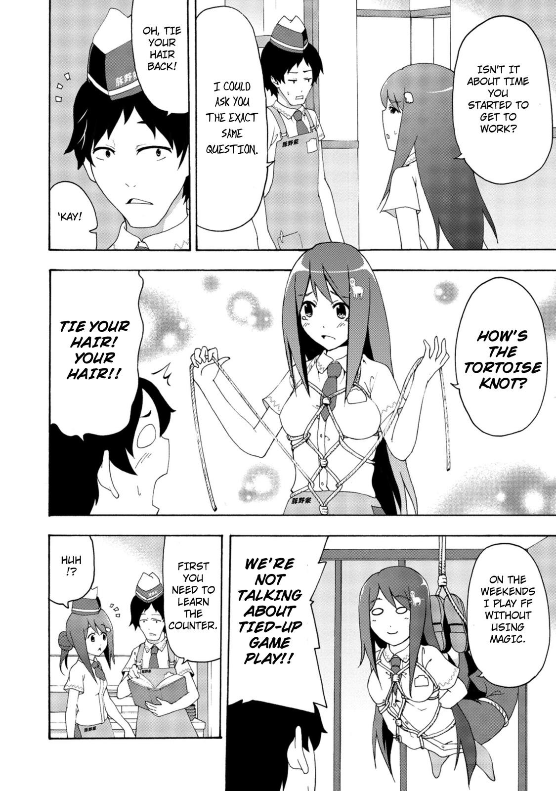 Tekyuu Chapter 9 page 4 - Chapter 9: Senpai and the dinner rush