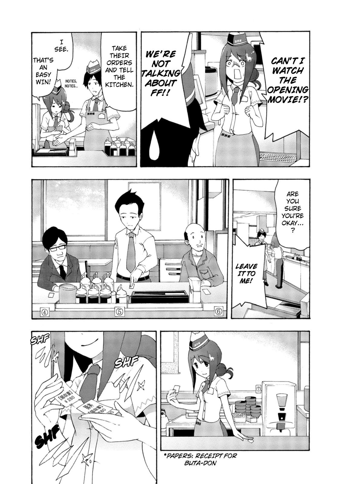 Tekyuu Chapter 9 page 5 - Chapter 9: Senpai and the dinner rush