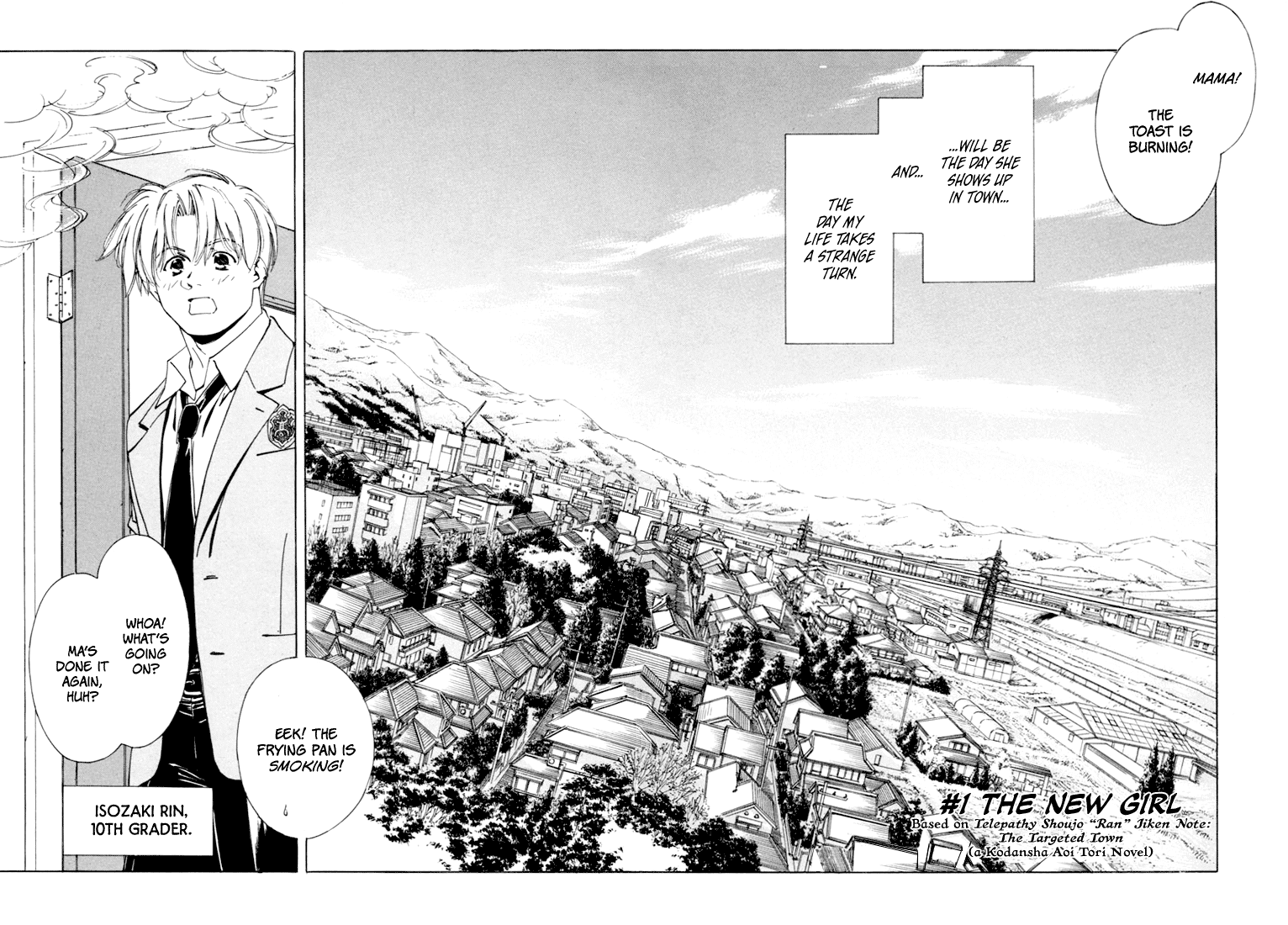 Telepathy Shoujo "Ran" Chapter 1.2 page 9 - Chapter 1 v2 : The New Girl