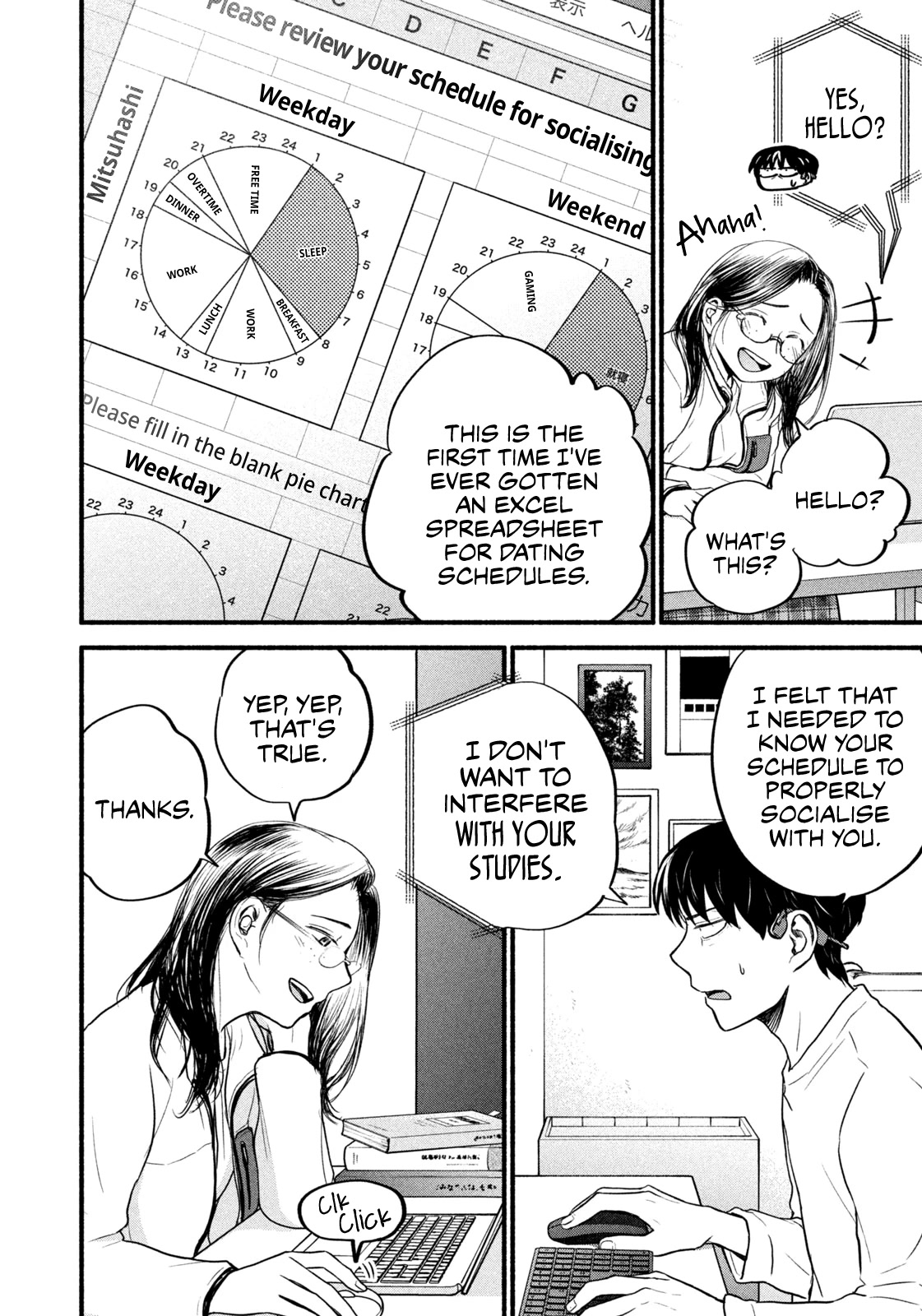 Telework Yotabanashi Chapter 12 page 4 - Chapter 12: Scheduling