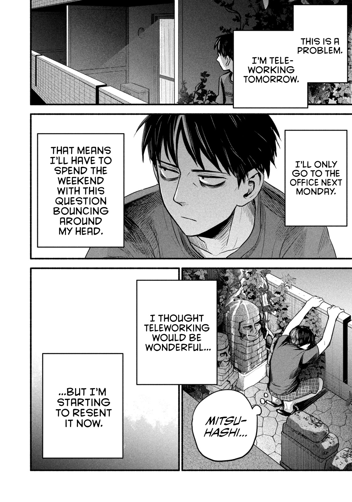 Telework Yotabanashi Chapter 2 page 8 - Chapter 2: Resentment and Teleworking