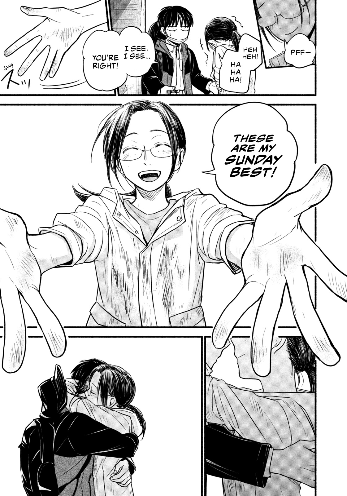 Telework Yotabanashi Chapter 20 page 7 - Chapter 20: Follow Your Heart to Sights That Amaze [END]