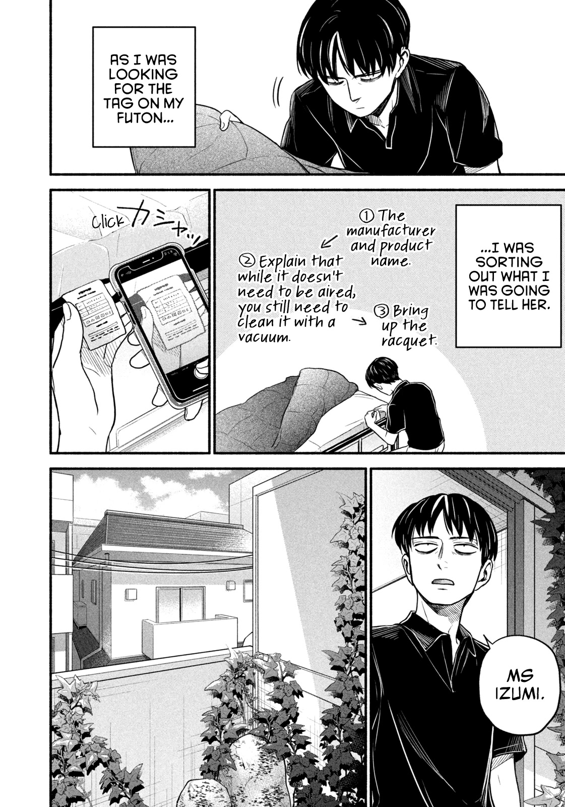 Telework Yotabanashi Chapter 3 page 4 - Chapter 3: Dried Burdock