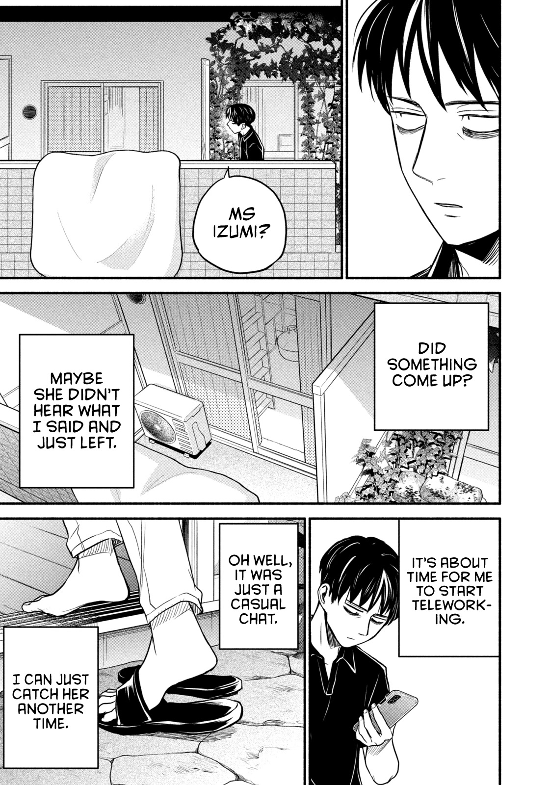 Telework Yotabanashi Chapter 3 page 5 - Chapter 3: Dried Burdock