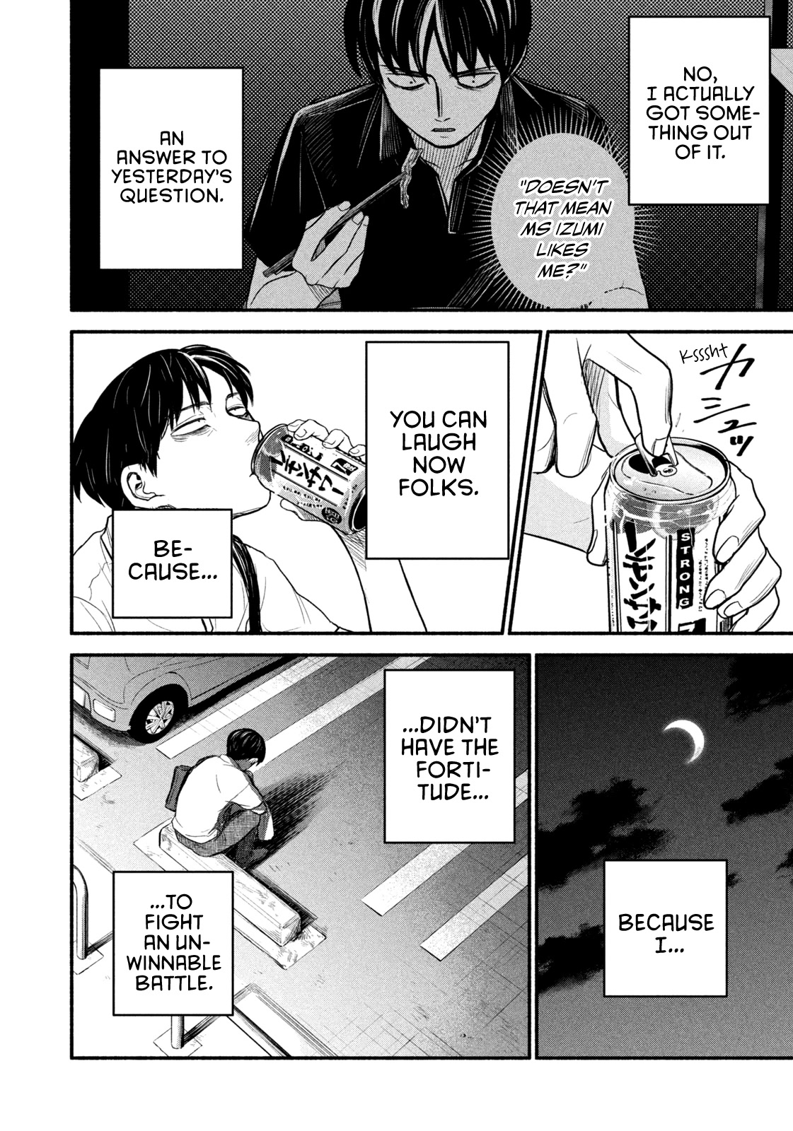 Telework Yotabanashi Chapter 4 page 10 - Chapter 4: A Drink Under The Moonlight
