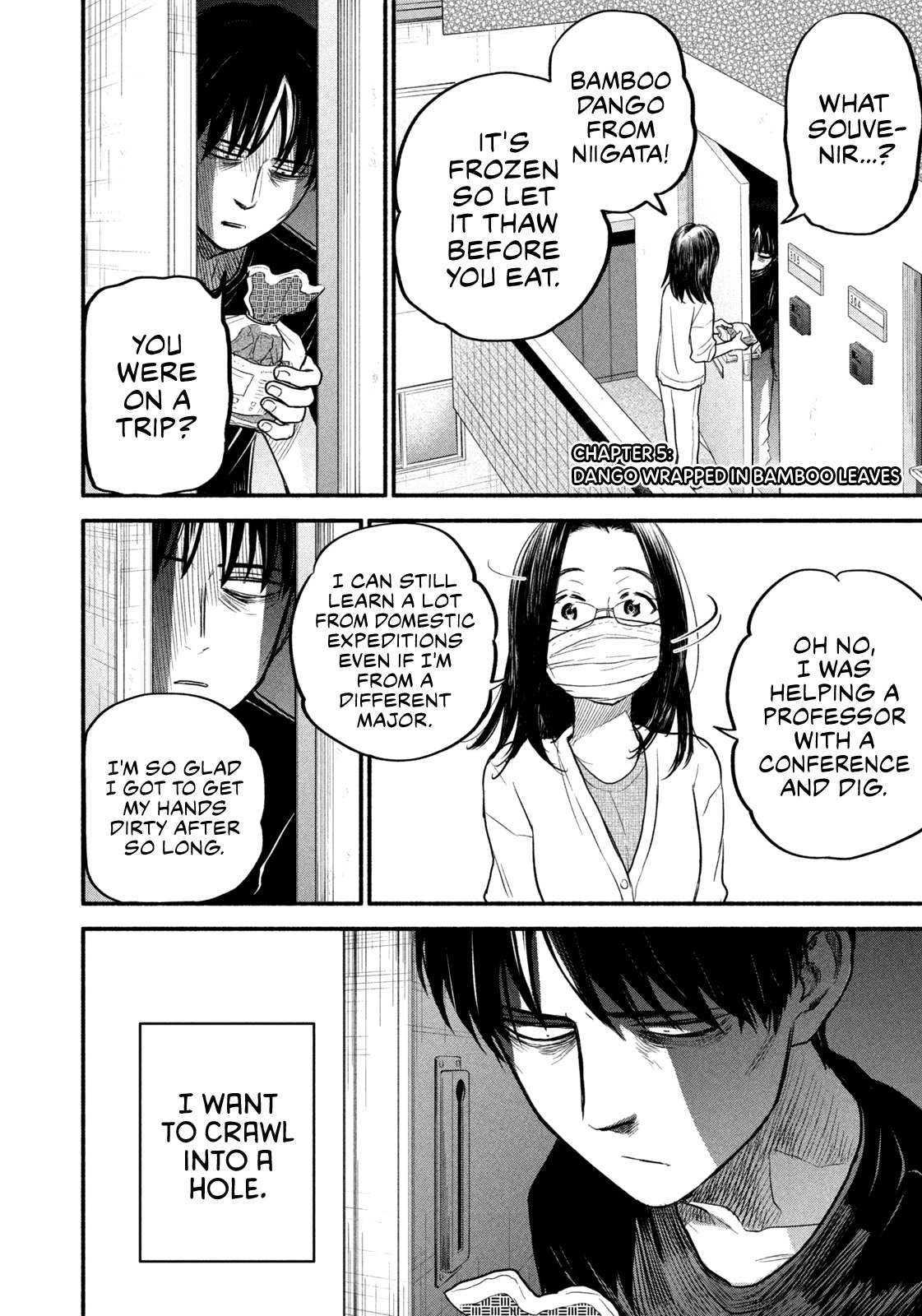 Telework Yotabanashi Chapter 5 page 2 - Chapter 5: Dango Wrapped In Bamboo Leaves