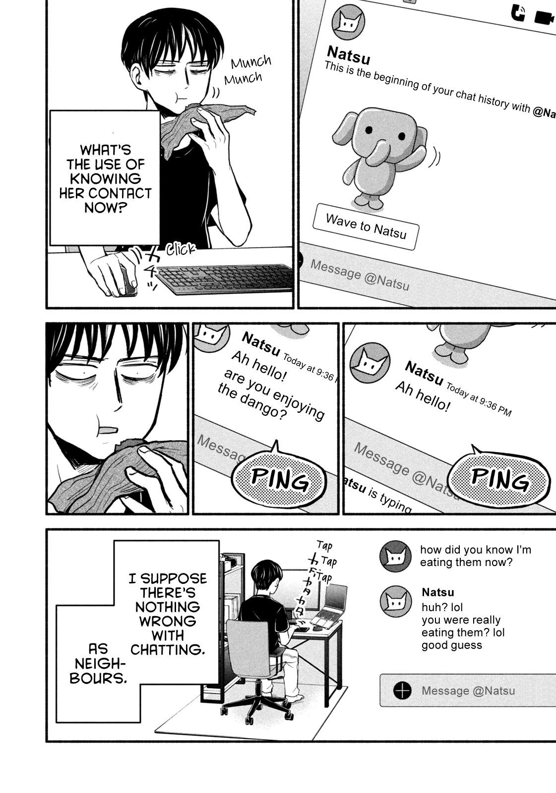 Telework Yotabanashi Chapter 5 page 8 - Chapter 5: Dango Wrapped In Bamboo Leaves