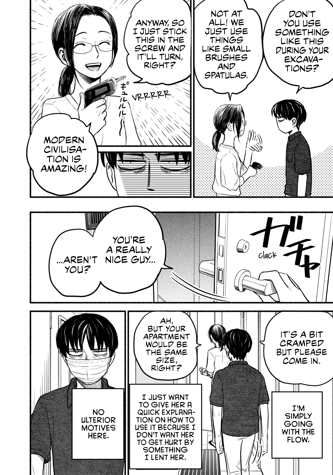 Telework Yotabanashi Chapter 7 page 4 - Chapter 7: Electric Screwdriver