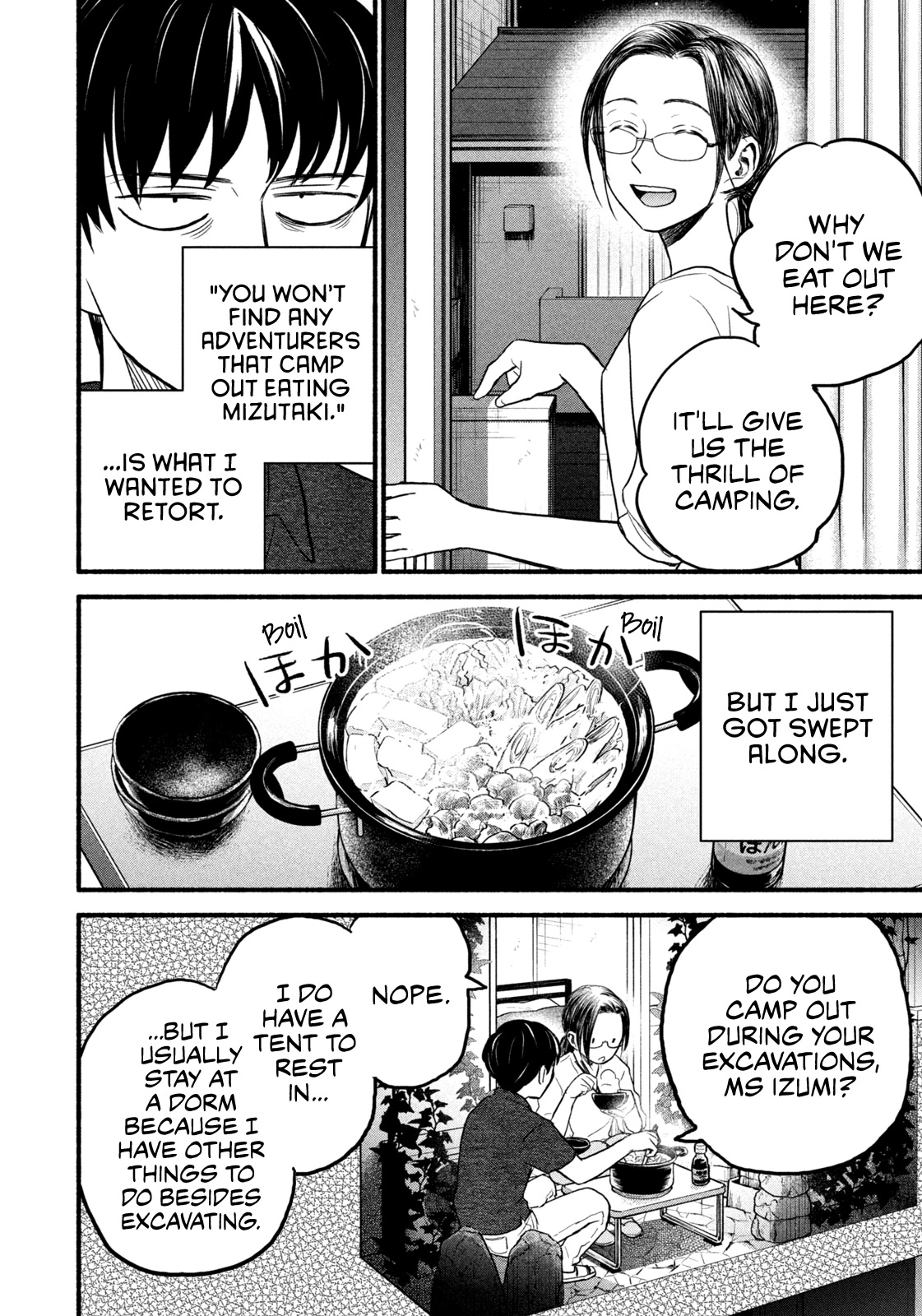 Telework Yotabanashi Chapter 8 page 2 - Chapter 8: Chicken Hotpot