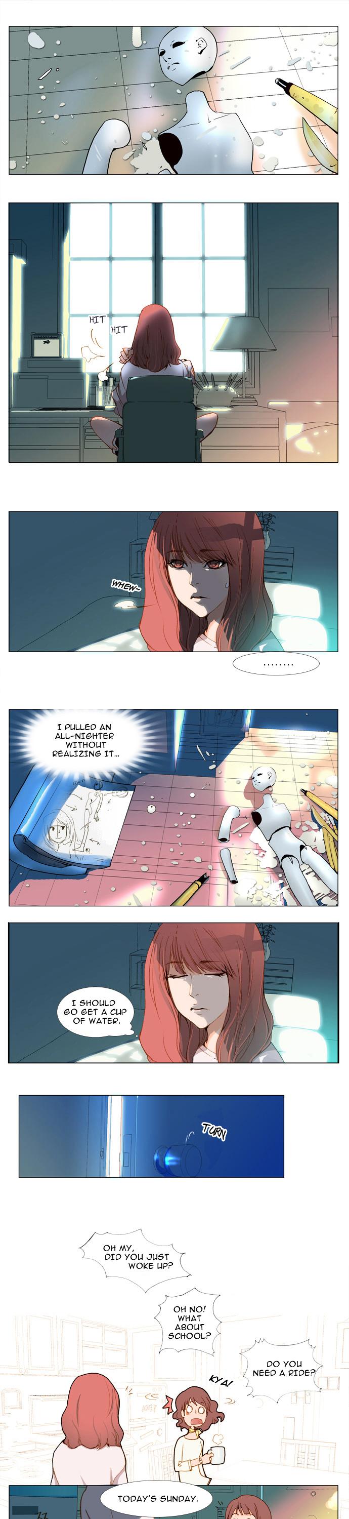 Telling Through the Colors Chapter 1 page 5 - Chapter 1 : First Story - Dye With Gardenias: Part One