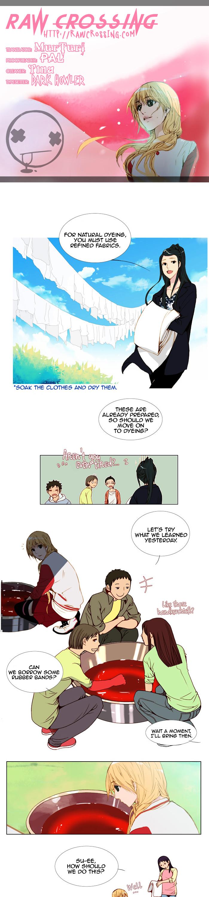 Telling Through the Colors Chapter 10 page 1 - Chapter 10 : Second Story - Imbued with Safflower: Part Four