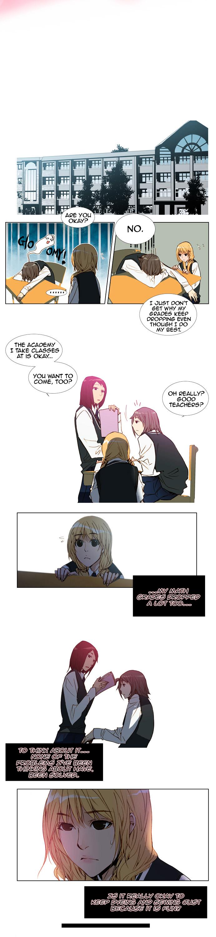 Telling Through the Colors Chapter 11 page 2 - Chapter 11 : Second Story - Imbued with Safflower: Part Five
