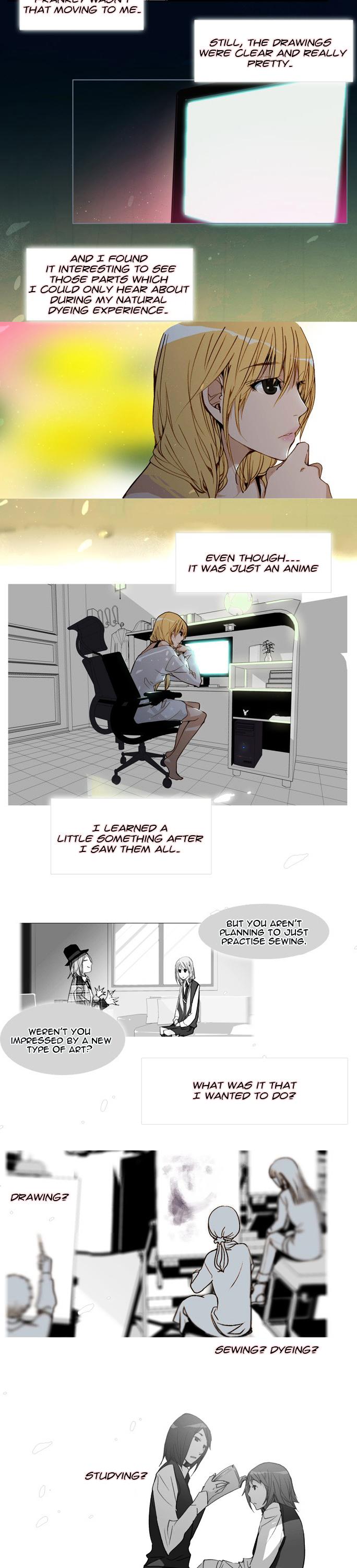 Telling Through the Colors Chapter 12 page 7 - Chapter 12 : Second Story - Imbued with Safflower: Part Six