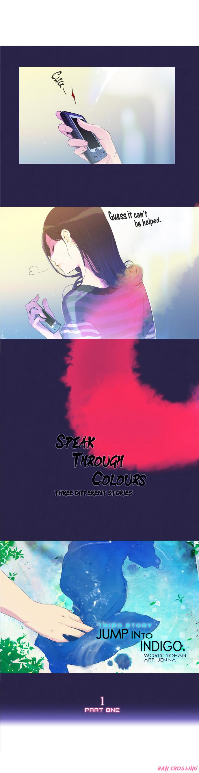 Telling Through the Colors Chapter 13 page 6 - Chapter 13 : Third Story - Jump Into Indigo: Part One