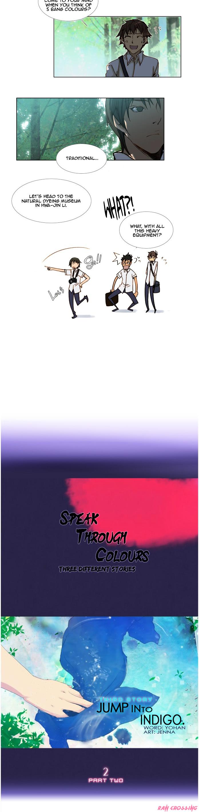 Telling Through the Colors Chapter 14 page 3 - Chapter 14 : Third Story - Jump Into Indigo: Part Two