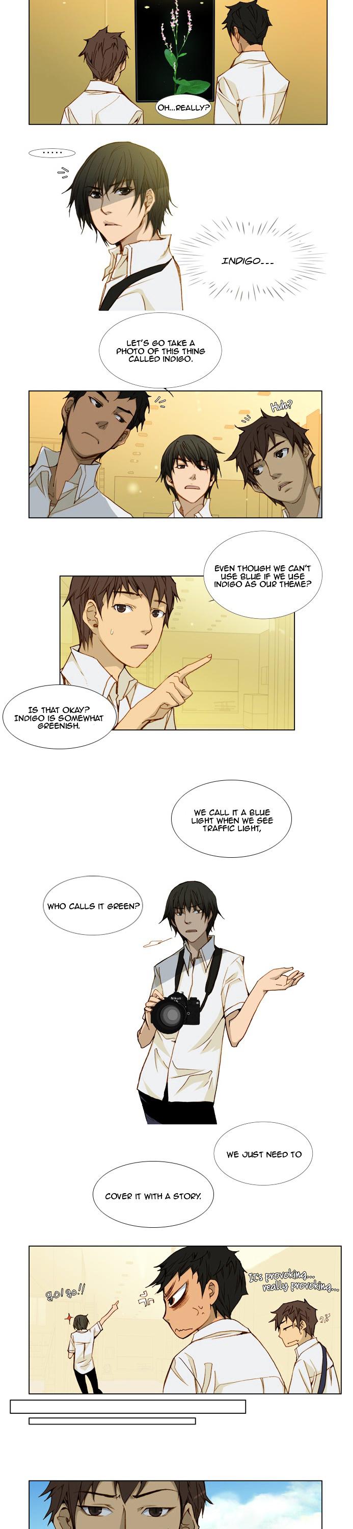 Telling Through the Colors Chapter 14 page 6 - Chapter 14 : Third Story - Jump Into Indigo: Part Two