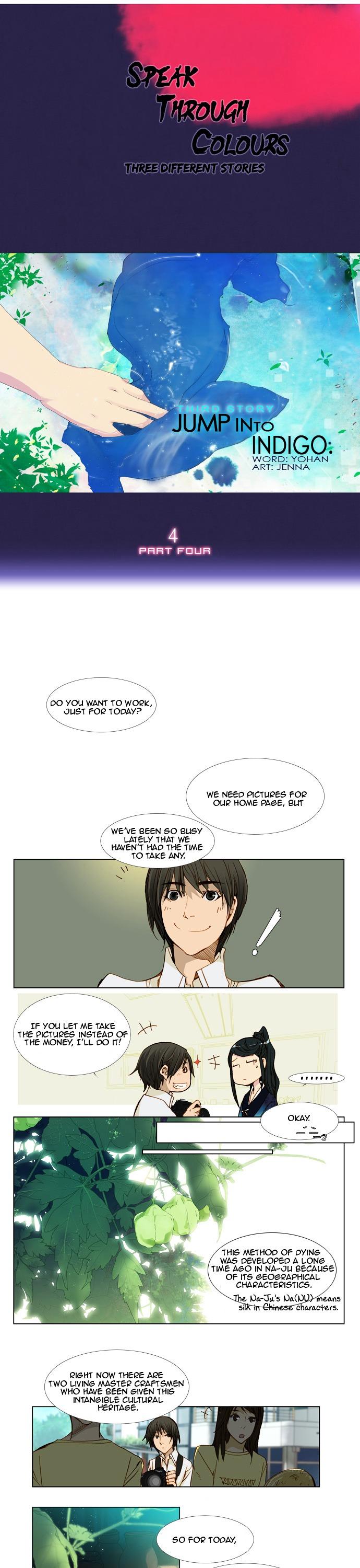 Telling Through the Colors Chapter 16 page 2 - Chapter 16 : Third Story - Jump Into Indigo: Part Four