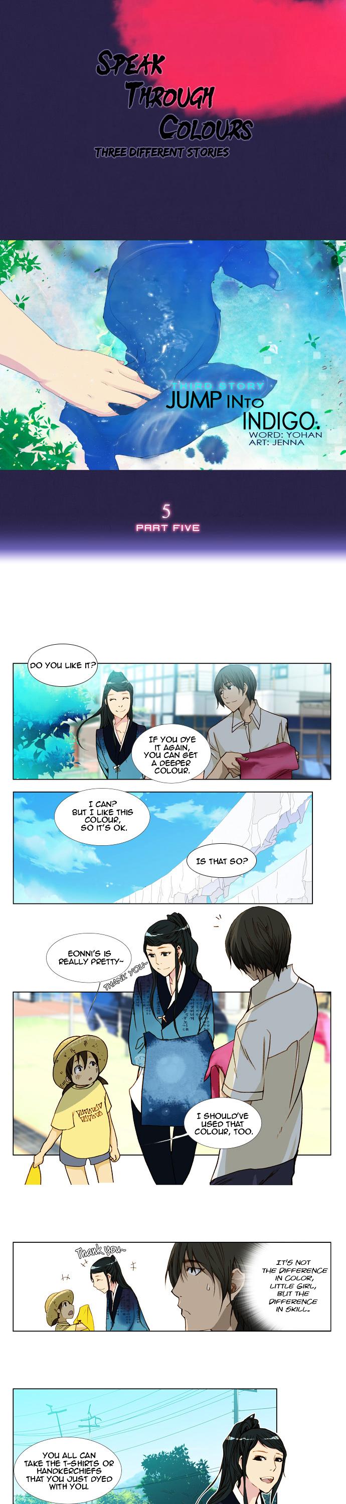 Telling Through the Colors Chapter 17 page 2 - Chapter 17 : Third Story - Jump Into Indigo: Part Five
