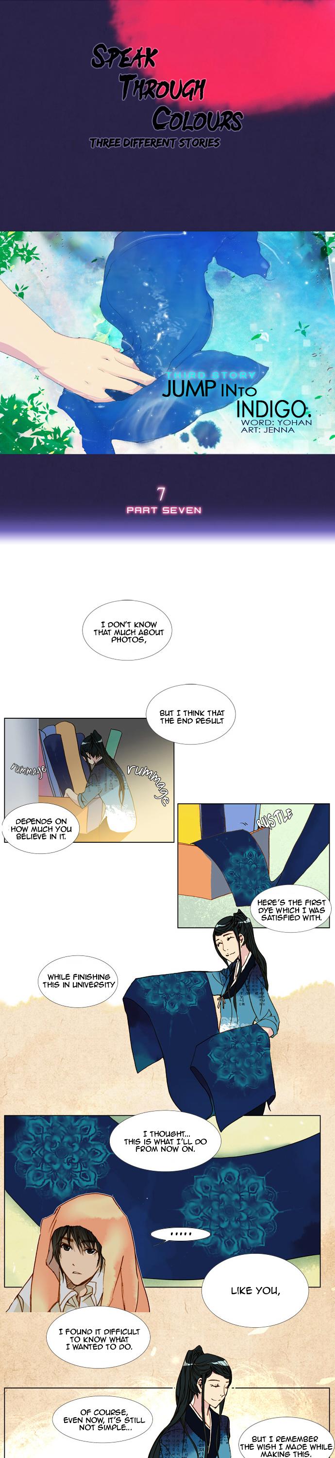 Telling Through the Colors Chapter 19 page 2 - Chapter 19 : Third Story - Jump Into Indigo: Part Seven