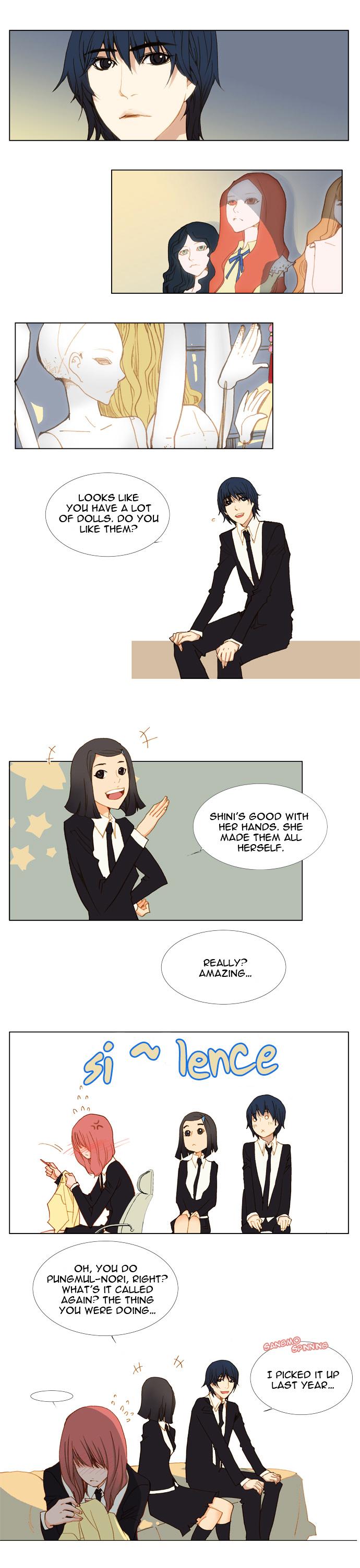Telling Through the Colors Chapter 2 page 5 - Chapter 2 : First Story - Dye With Gardenias: Part Two