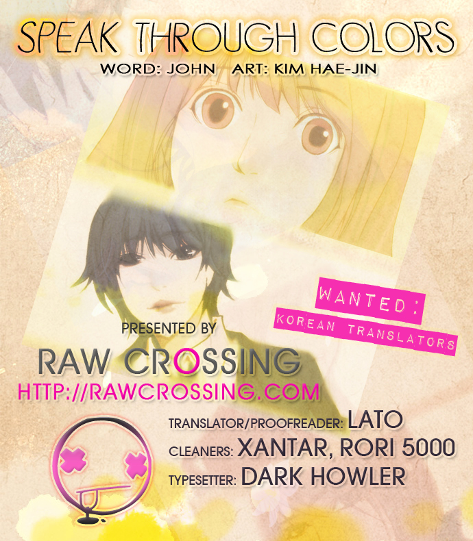 Telling Through the Colors Chapter 3 page 1 - Chapter 3 : First Story - Dye With Gardenias: Part Three