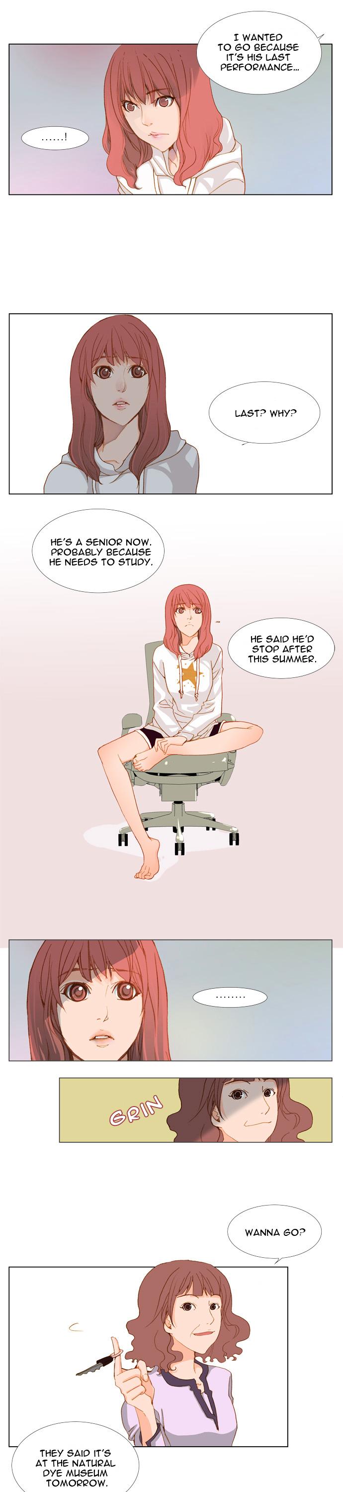 Telling Through the Colors Chapter 3 page 2 - Chapter 3 : First Story - Dye With Gardenias: Part Three