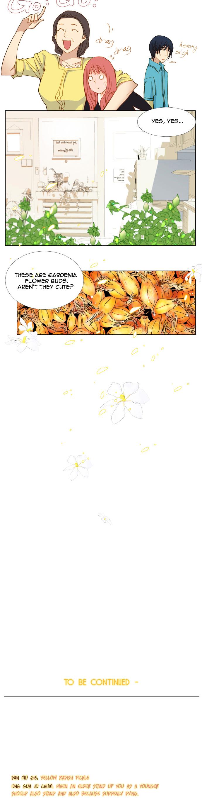 Telling Through the Colors Chapter 4 page 15 - Chapter 4 : First Story - Dye With Gardenias: Part Four