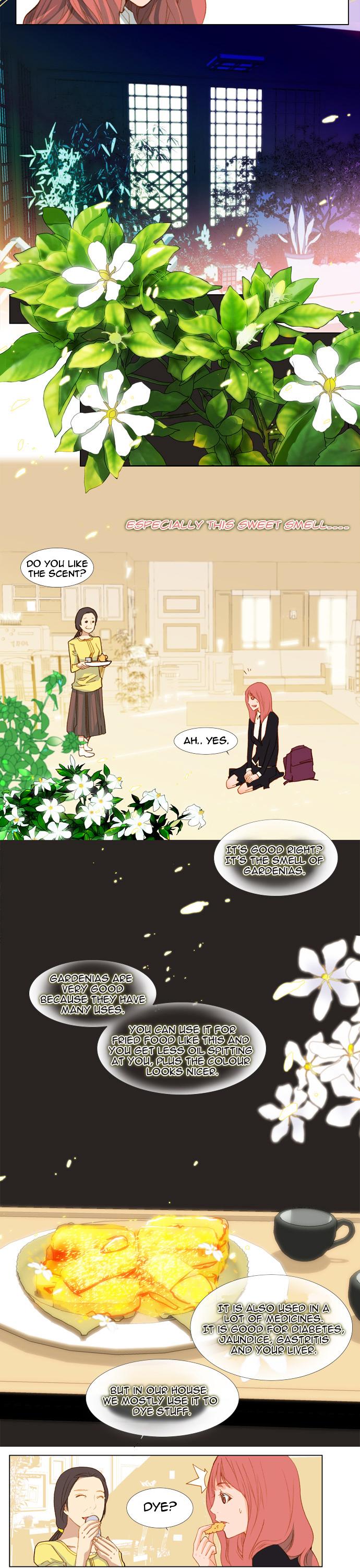 Telling Through the Colors Chapter 4 page 9 - Chapter 4 : First Story - Dye With Gardenias: Part Four