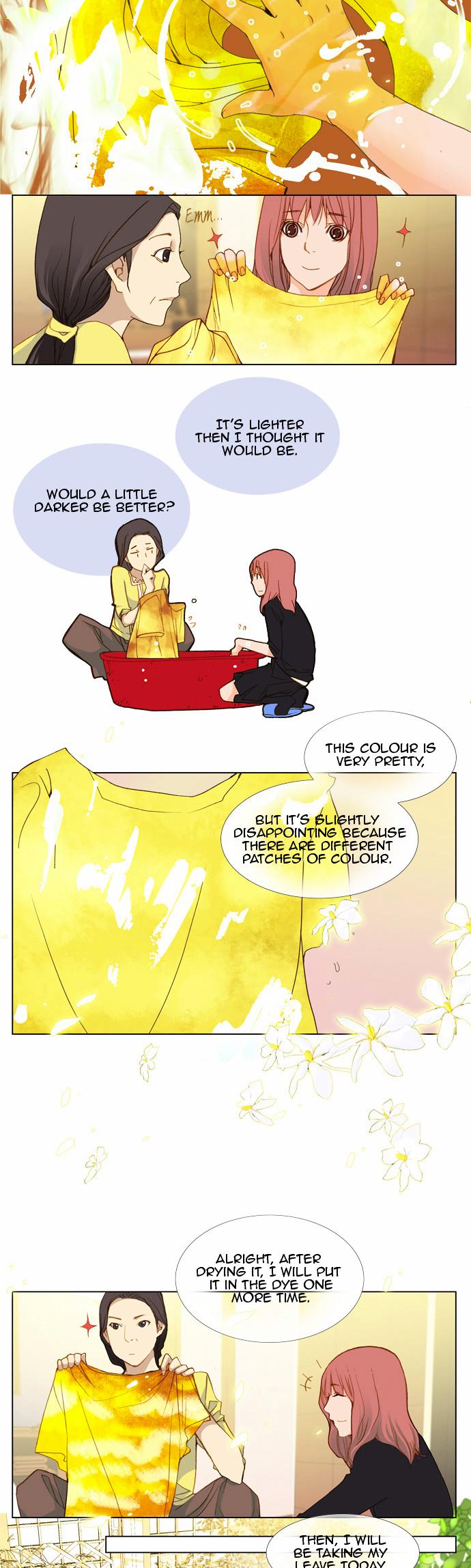 Telling Through the Colors Chapter 5 page 3 - Chapter 5 : First Story - Dye With Gardenias: Part Five
