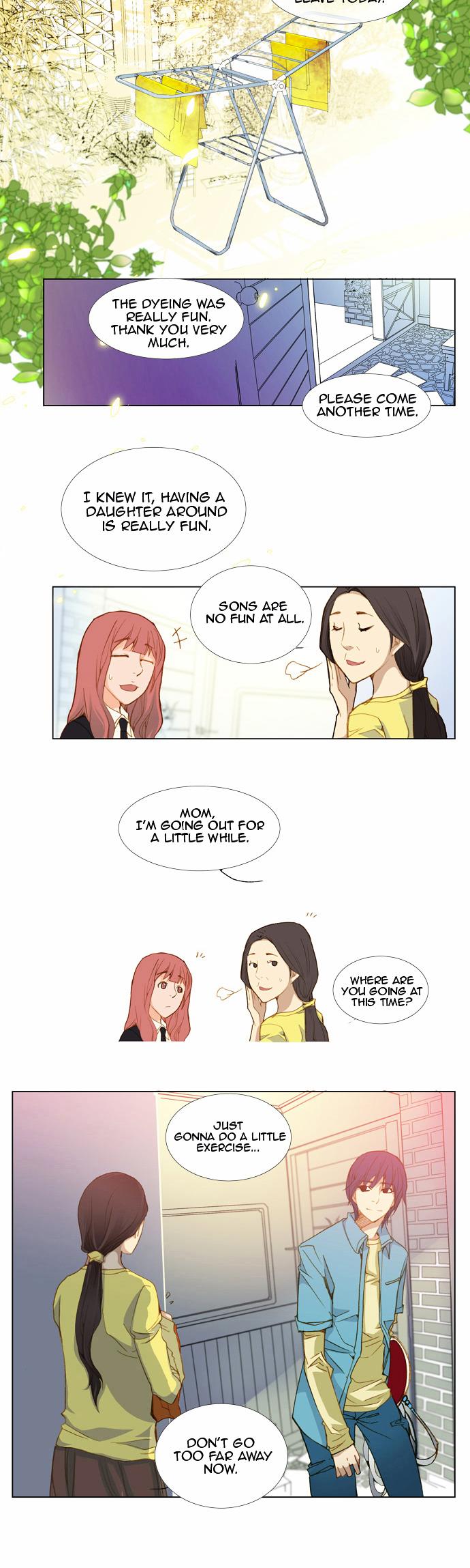 Telling Through the Colors Chapter 5 page 4 - Chapter 5 : First Story - Dye With Gardenias: Part Five