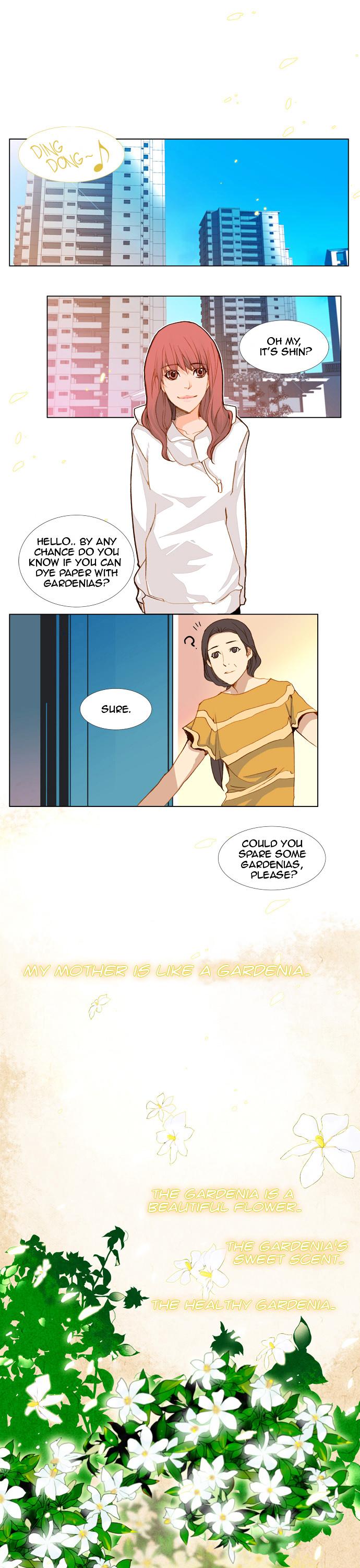 Telling Through the Colors Chapter 6 page 5 - Chapter 6 : First Story - Dye With Gardenias: Part Six