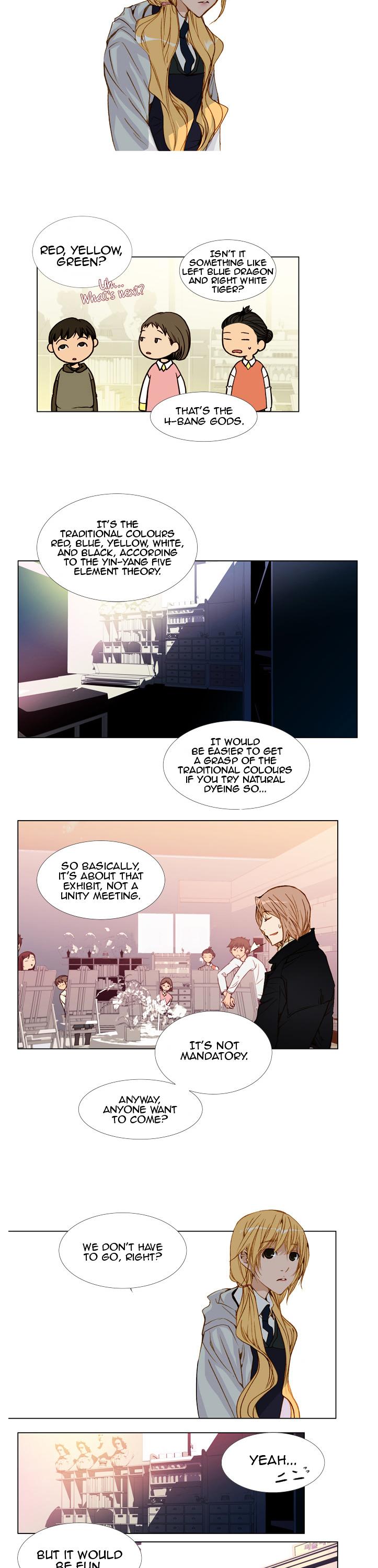Telling Through the Colors Chapter 8 page 4 - Chapter 8 : Second Story - Imbued with Safflower: Part Two