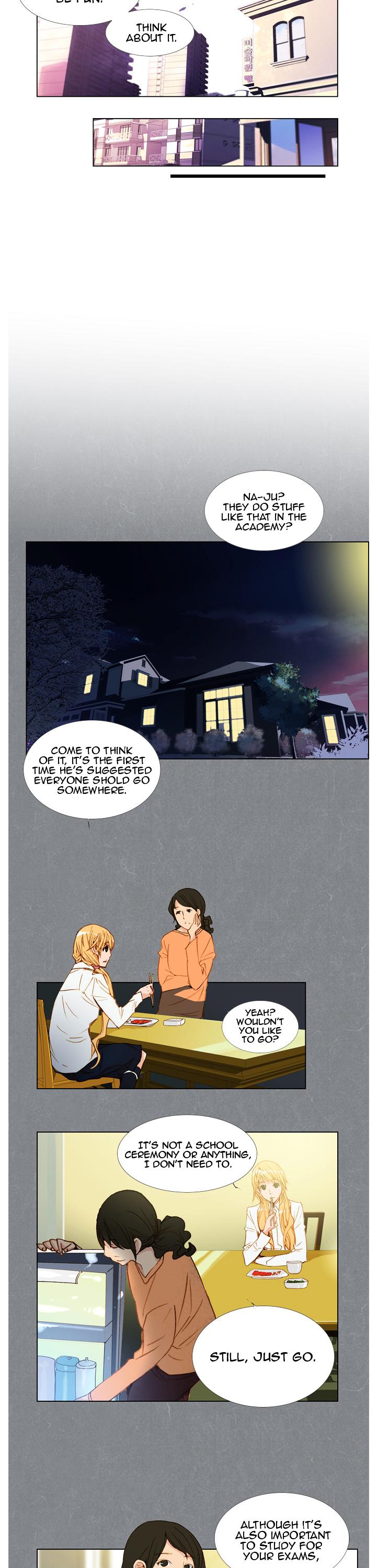 Telling Through the Colors Chapter 8 page 5 - Chapter 8 : Second Story - Imbued with Safflower: Part Two