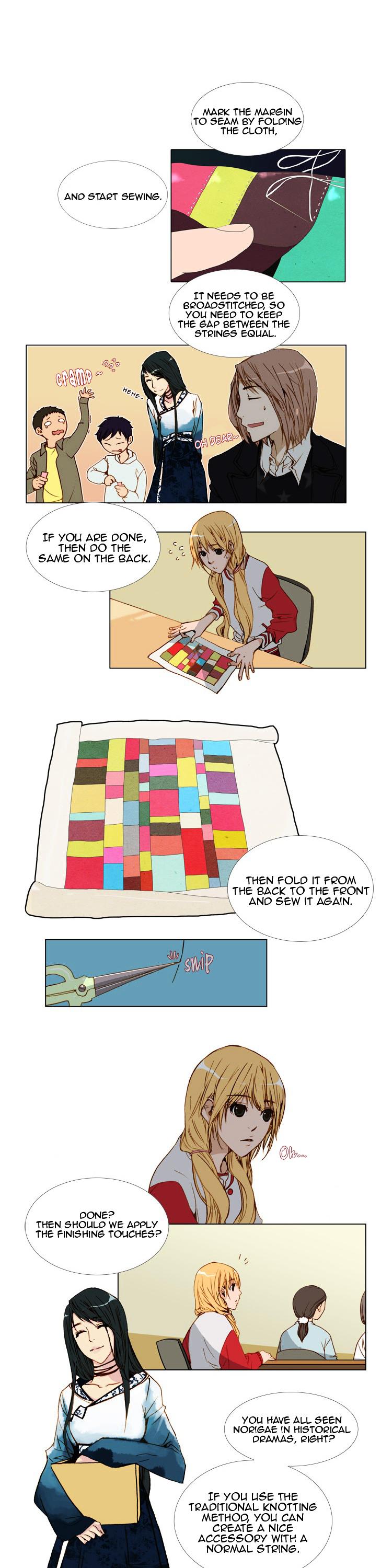 Telling Through the Colors Chapter 9 page 2 - Chapter 9 : Second Story - Imbued with Safflower: Part Three
