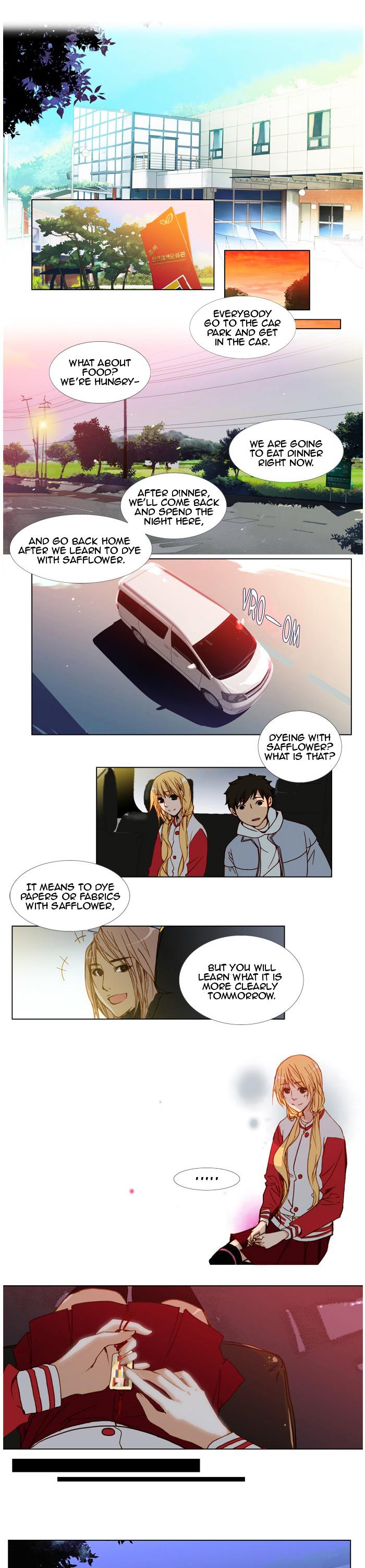 Telling Through the Colors Chapter 9 page 6 - Chapter 9 : Second Story - Imbued with Safflower: Part Three