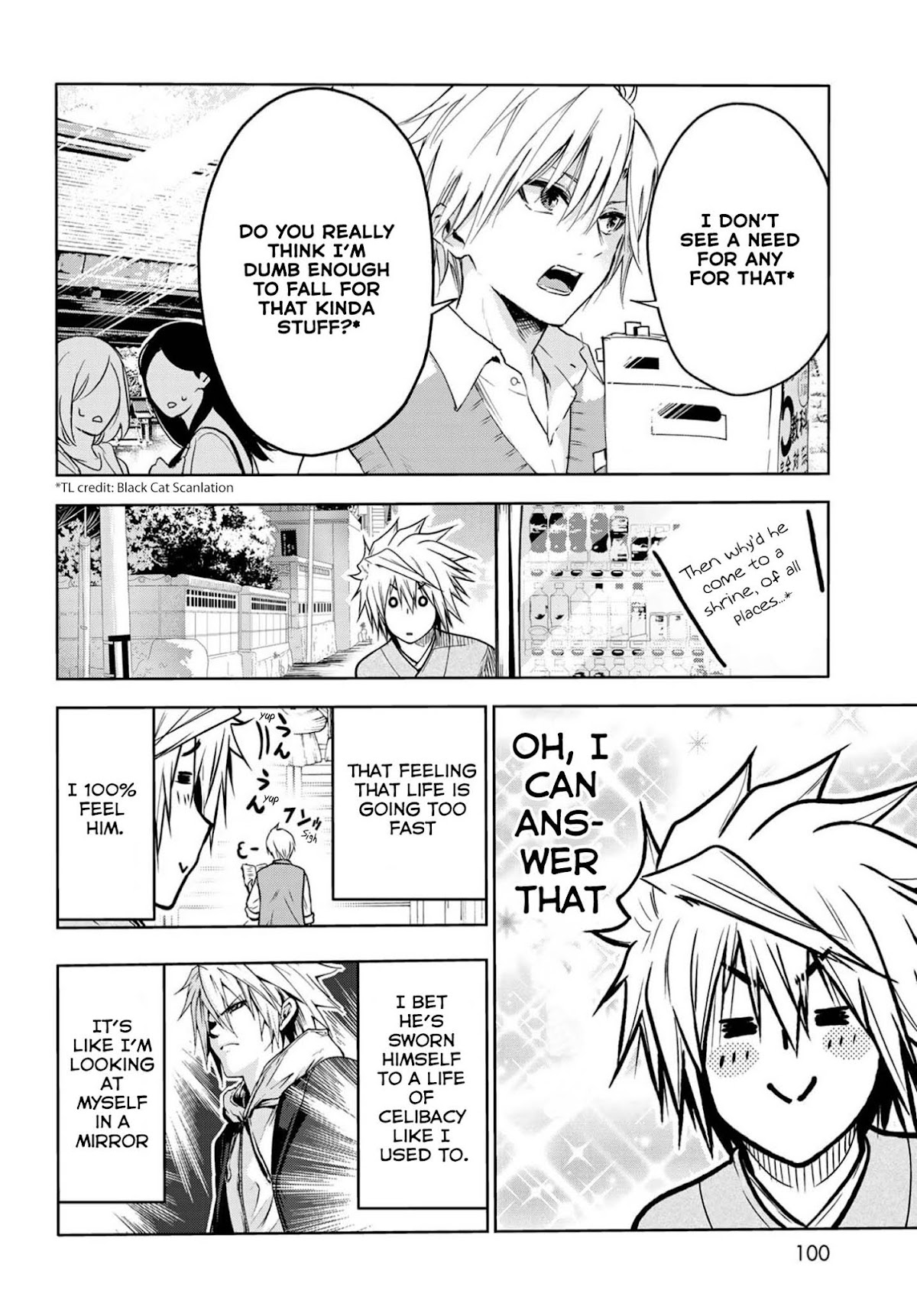 Temple Chapter 49.5 page 3 - Chapter 49.5: Crossover: Matchmaking of Akagami-kun